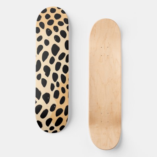 Cheetah Print Pattern Persoonlijk Skateboard (Voorkant)