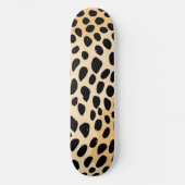 Cheetah Print Pattern Persoonlijk Skateboard (Voorkant)