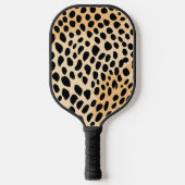 Cheetah Print Pattern Pickleball Paddle (Voorkant)