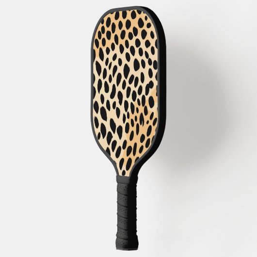 Cheetah Print Pattern Pickleball Paddle (Links)