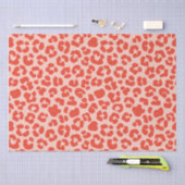 Cheetah Print Pattern Red Tissuepapier (Craft)