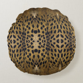 Cheetah Print Pattern Rond Kussen