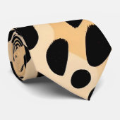 Cheetah Print Pattern Stropdas (Opgerold)