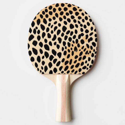 Cheetah Print Pattern Tafeltennisbatje (Voorkant)