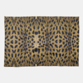 Cheetah Print Pattern Theedoek (Horizontaal)