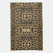 Cheetah Print Pattern Theedoek (Verticaal)