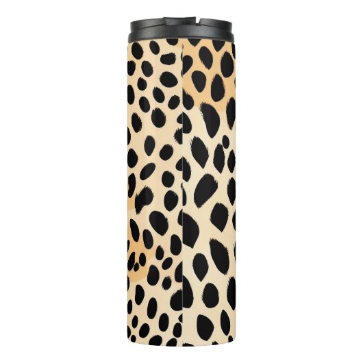 Cheetah Print Pattern Thermosbeker (Achterkant)