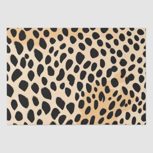 Cheetah Print Pattern Tissuepapier (Voorkant)