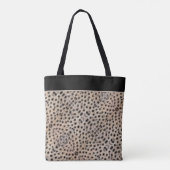 Cheetah Print personaliseren Tote Bag (Achterkant)