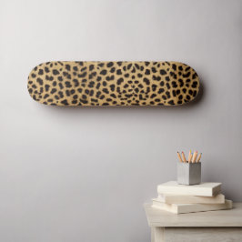 Cheetah Print Persoonlijk Skateboard