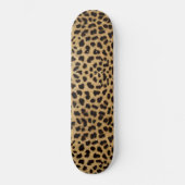 Cheetah Print Persoonlijk Skateboard (Voorkant)
