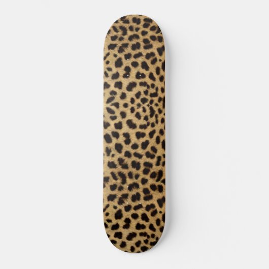 Cheetah Print Persoonlijk Skateboard (Voorkant)