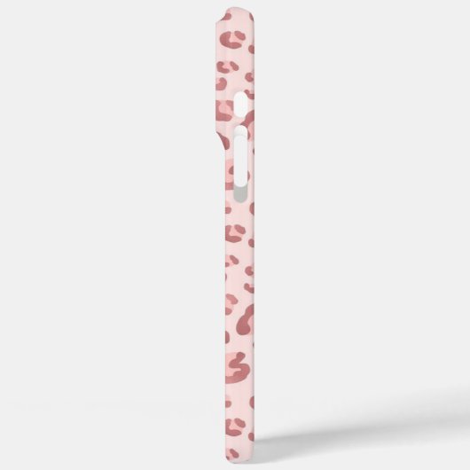 Cheetah print pink case (Achterkant / Links)