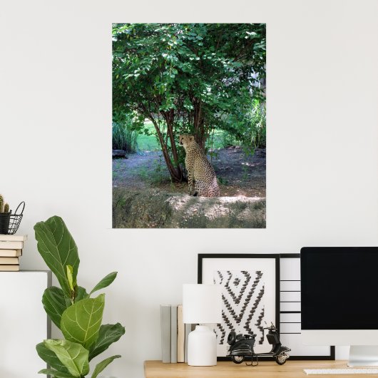 Cheetah Print / Poster (Thuiskantoor)