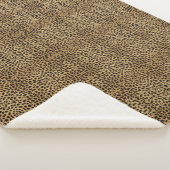 Cheetah Print Sherpa Deken (3/4)