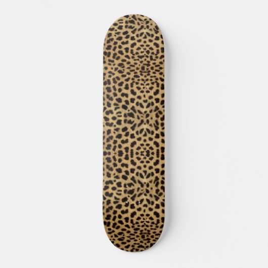 Cheetah Print Skateboard (Voorkant)