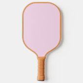 Cheetah Print Star op Roze Pickle Ball Paddle (Achterkant)
