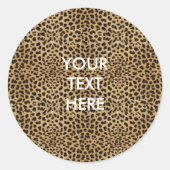 Cheetah Print Sticker (Voorkant)