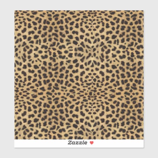 Cheetah Print Sticker (Vel)