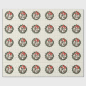 Cheetah Print Stiletto krans inpakpapier (Vlak)