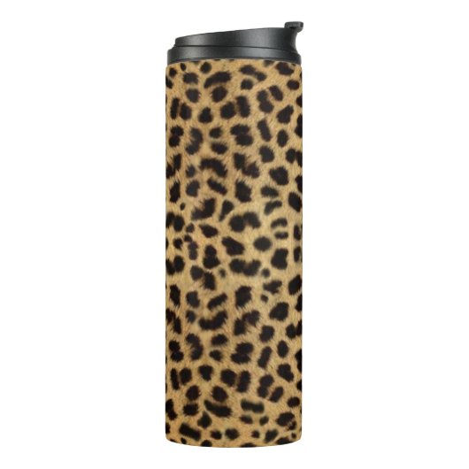 Cheetah Print Thermosbeker (Gedraaid links)
