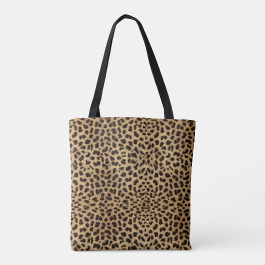 Cheetah Print Tote Bag (Achterkant)
