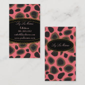 Cheetah print visitekaartjes (Voorkant / Achterkant)