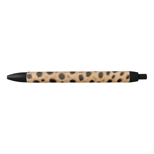Cheetah Print Zwarte Inkt Pen (Voorkant)