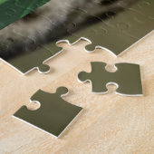 Cheetah puzzel, in verschillende talen. legpuzzel (Zijkant)