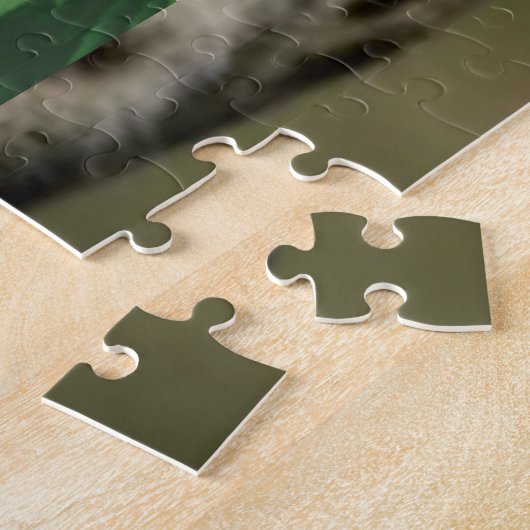 Cheetah puzzel, in verschillende talen. legpuzzel (Zijkant)