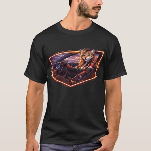 Cheetah Racer T-shirt (Voorkant)