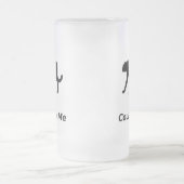 Cheetah reken op mij matglas bierpul (Center)