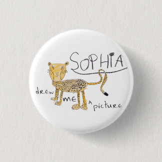 Cheetah Ronde Button 3,2 Cm