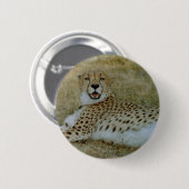 Cheetah Ronde Button 5,7 Cm (Voorkant /achterkant)