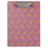 Cheetah, roze luipaard klembord (Voorkant)