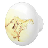 Cheetah runnen keramische knop (Rechts)