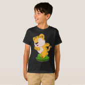 Cheetah Runner Running Sports T-shirt (Voorkant volledig)