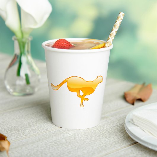 Cheetah Running Papieren Bekers