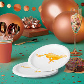 Cheetah Running Papieren Bordje