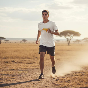 Cheetah Running T-shirt