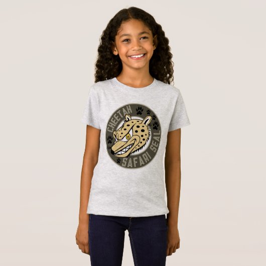 Cheetah Safari Seal T-shirt (Voorkant volledig)
