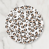 Cheetah Safari Twee Wild Birthday Dank je Bedankjes Labels (Achterkant)