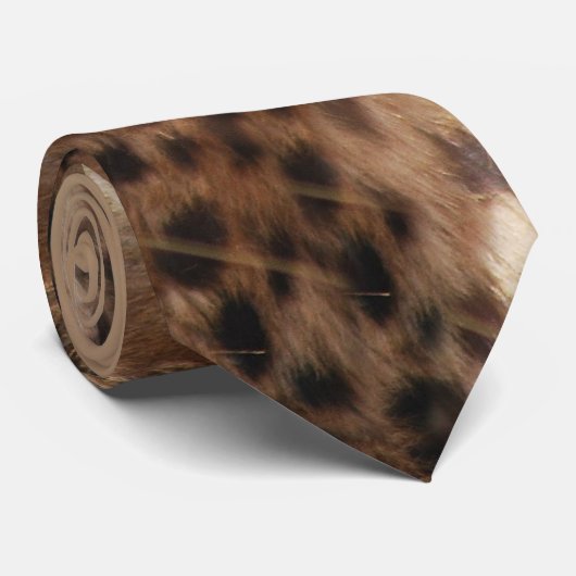 Cheetah schoonheid met fangs stropdas (Opgerold)
