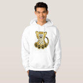 Cheetah Shirten Hoodie (Voorkant volledig)