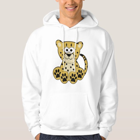 Cheetah Shirten Hoodie (Voorkant)