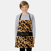 Cheetah skin Abstract geometrisch patroon Schort (Gedragen)