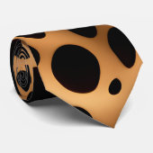 Cheetah skin Abstract geometrisch patroon Stropdas (Opgerold)