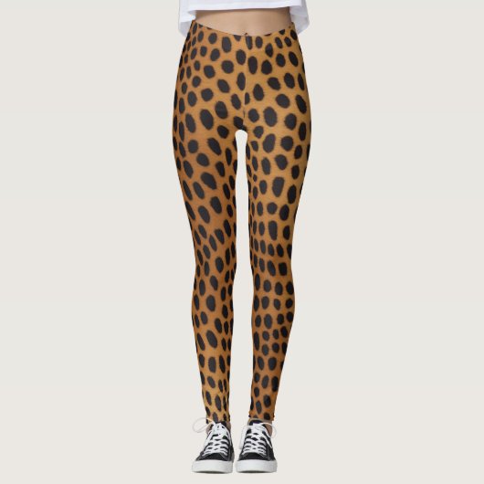 Cheetah Skin Leggings (Voorkant)