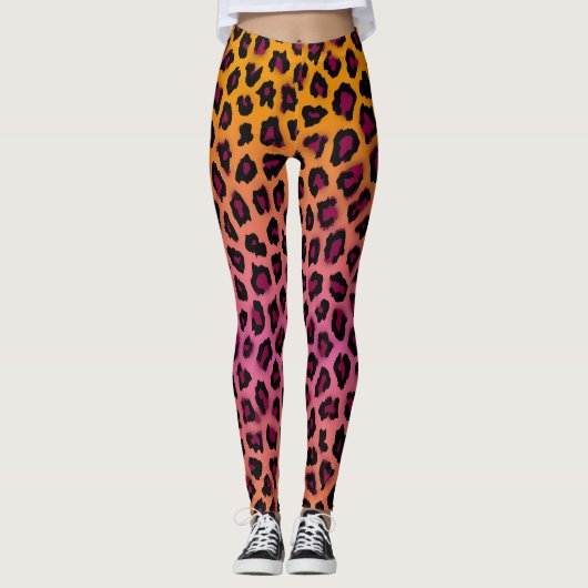 Cheetah Skin Leggings (Voorkant)