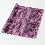 Cheetah Skin Patroon Inpakpapier (Uitgerold)
